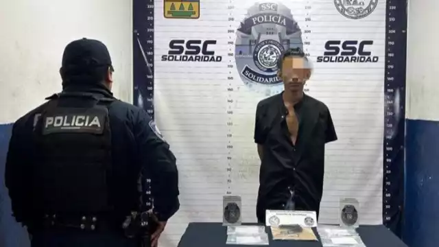 En total fueron 25 dosis de presunta piedra y metanfetamina encontradas