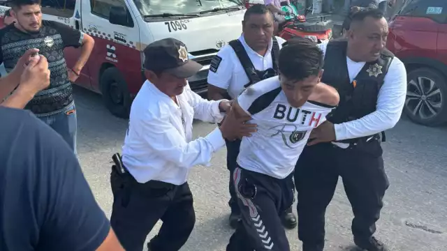 El hombre asaltó con arma en una tienda