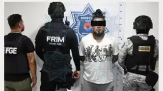 Detienen a Ismael “N” en Cancún con drogas y motocicleta en la Supermanzana 102