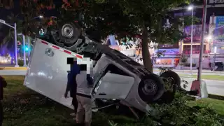 La presunta causa del accidente se debió al exceso de velocidad