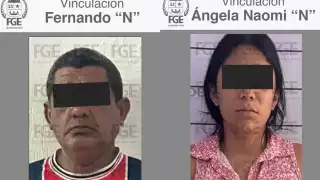 Los detenidos fueron identificados como Fernando “N” y Ángela Naomi “N”