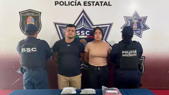 Los detenidos fueron identificados como Luis Enrique "N" y Lucía Candelaria "N"