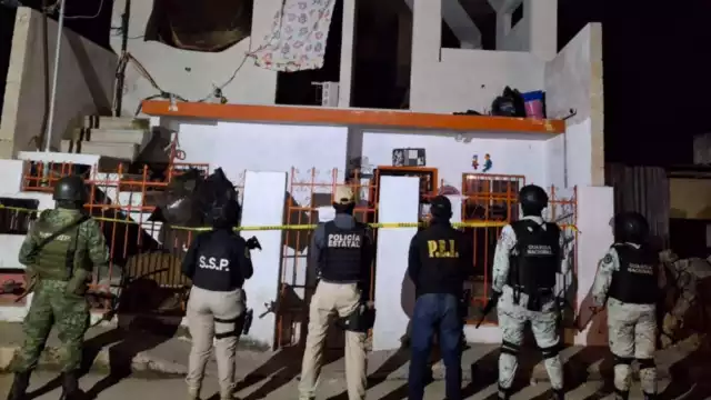 En el cateo en Valladolid se logró el aseguramiento de drogas