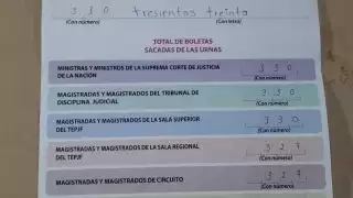 Habitantes de Campeche ejercieron su voto en la elección por los magistrados y jueces del Poder Judicial