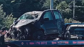 El fuego fue sofocado por un carro bomba del Cuerpo de Bomberos de Solidaridad