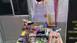 La Dirección de Protección Civil, Regulación Comercial y la Policía Municipal incautaron pirotecnia en varios puntos de la ciudad