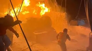 En menos de 24 horas ocurrieron dos incendios en el Puerto de Lerma.