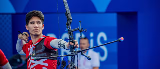 La delegación de tiro con arco en entrenamiento