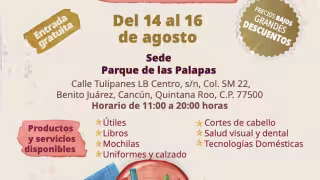 Feria de Regreso a Clases llega a Cancún