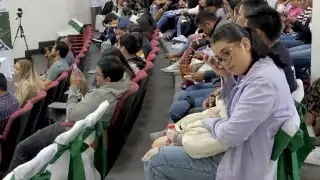 El evento escolar comenzó a las 8:00 am en el Centro de Acceso a la Información