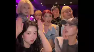 Yeri Mua colabora con NMIXX en un video en TikTok.