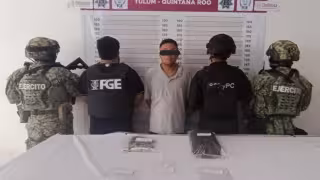 Las autoridades no informaron si el detenido estaría vinculado con algún grupo delictivo que opere en la región
