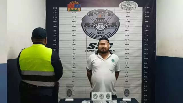 El detenido fue identificado como Pablo N., de 39 años, originario del estado de Quintana Roo