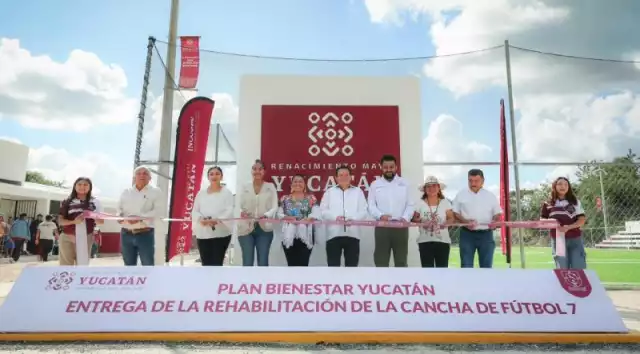 Gobierno del Renacimiento Maya entrega renovada cancha de fútbol 7 en Xocchel