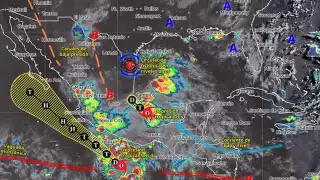 SMN estimó que continuarán los chubascos con acumulaciones de entre 5 a 25 milímetros en Quintana Roo, Yucatán y Campeche