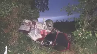 El conductor terminó lesionado y trasladado al hospital