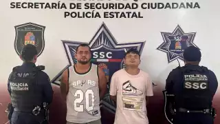 Los detenidos fueron identificados como Luis Enrique "N" y Juan Manuel "N"