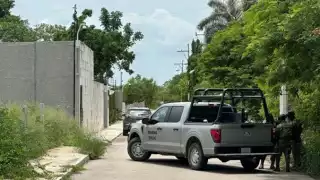 Gabinete de Seguridad confirma aseguramiento de vehículos de lujo tras el cateo en Temozón Norte, en Mérida
