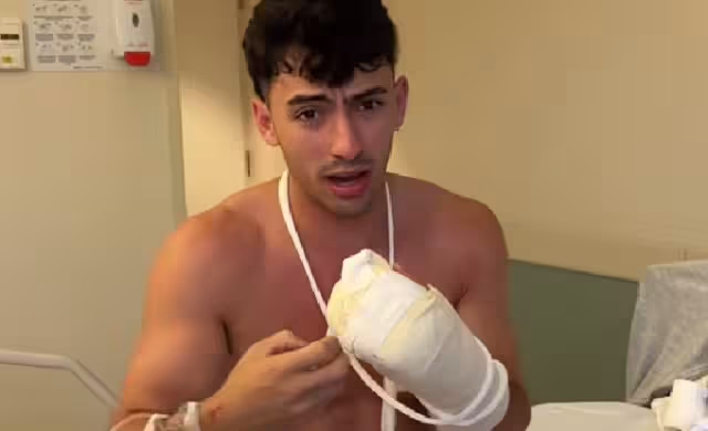 Gero Arias sufrió de un fuerte accidente, pero a pesar de ello se ha mostrado positivo