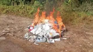 FGR incinera diversos narcóticos asegurados tras varios cateos en Yucatán