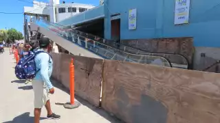 La rampa peatonal eléctrica que se instaló en el Lucas de Gálvez es un tema pendiente con el INAH