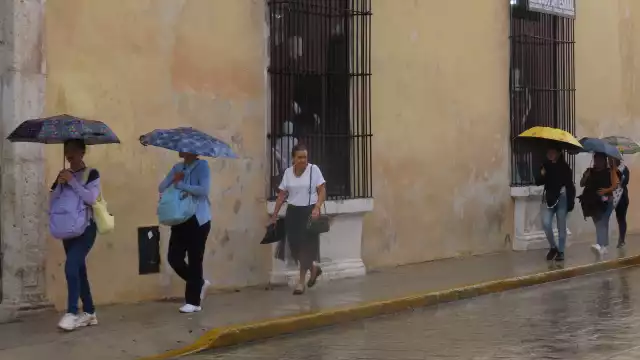 Las lluvias permanecerán durante el fin de semana en Yucatán