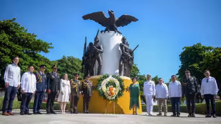 Realizan  ceremonia conmemorativa por la gesta heroica de los Niños Héroes, en Mérida