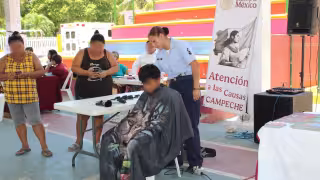 Semar realiza jornada integral de servicios de salud y limpieza en Isla Aguada
