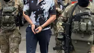 El Junior fue aprehendido en cuanto piso territorio mexicano.