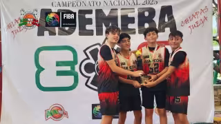 Orgullo campechano: Jóvenes basquetbolistas logran medalla de plata en Olimpiada Nacional 2025