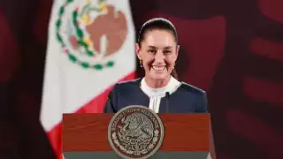 La virtual presidenta electa, Claudia Sheinbaum, recibió en su casa de transición a la canciller de Canadá, Mélanie Joly