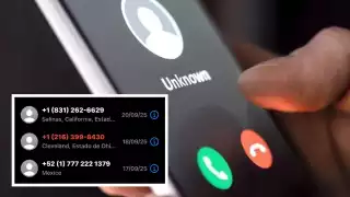 Las llamadas tienen lada internacional de Estados Unidos u otros países