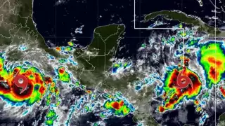 Helene circula cerca de Quintana Roo en el Mar Caribe