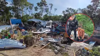 El hombre detenido por los vecinos confesó que fue traído junto con otras 200 personas, presuntamente por la Fiscalía, para participar en este operativo