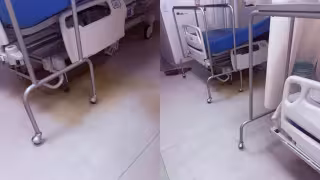 Una falla en un fluxómetro durante obras de mantenimiento provocó una filtración de aguas negras en el área de Ginecología del IMSS de Ciudad del Carmen.