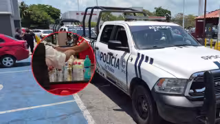 Hombre fue asegurado en Soriana Aviación por presunto intento de robo.