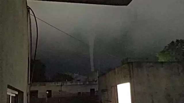 La tromba marina se formó durante la noche en Chetumal