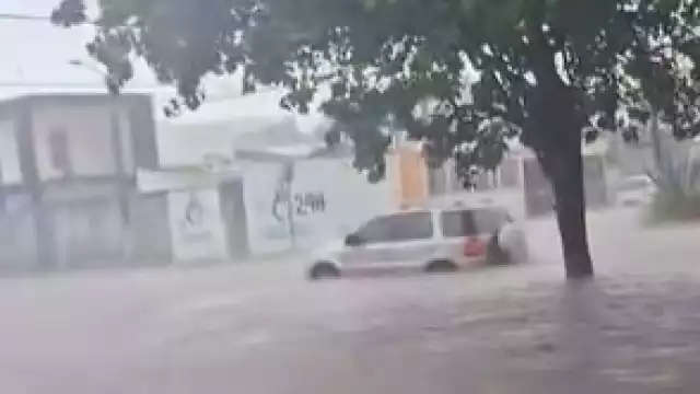 Las inundaciones alcanzaron hasta los 50 centímetros, en algunos puntos.
