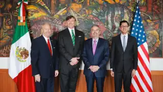 Este encuentro forma parte de la primera gira internacional de Landau como subsecretario