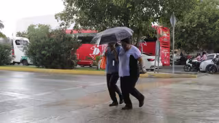 Se pronosticó chubascos con descargas eléctricas en seis municipios de Quintana Roo durante la mañana de este miércoles