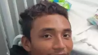 Durante el trayecto, avisó que el tráiler se quedó sin combustible