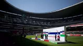 El estadio Azteca previo a su remodelación