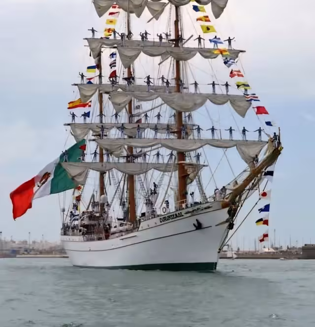 El buque escuela Cuauhtémoc, Embajador de los Mares, regresará a Progreso del 10 al 15 de noviembre.