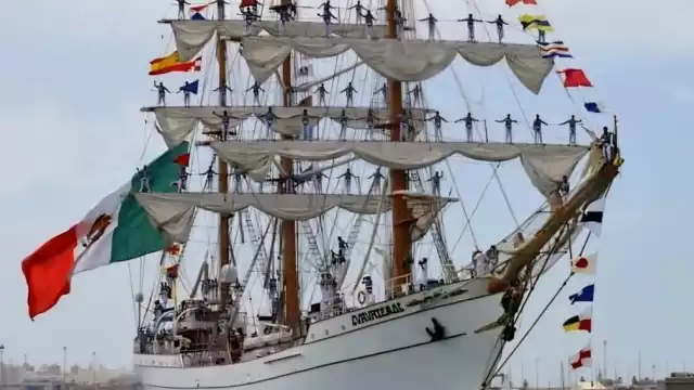 El buque escuela Cuauhtémoc, Embajador de los Mares, regresará a Progreso del 10 al 15 de noviembre.