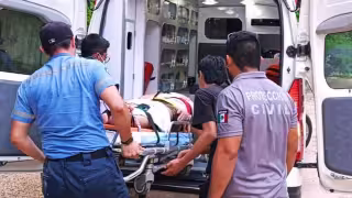 Hombre sufre posible fractura de pelvis por hacer actividad física en Tulum