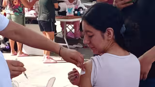 La afluencia de personas continúa a la baja en los módulos de vacunación.