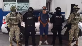 Elementos de Seguridad Pública de Tulum realizaron la detención con apoyo del Ejército Mexicano