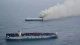 Los 22 tripulantes del Morning Midas  fueron rescatados ilesos por un barco mercante cercano