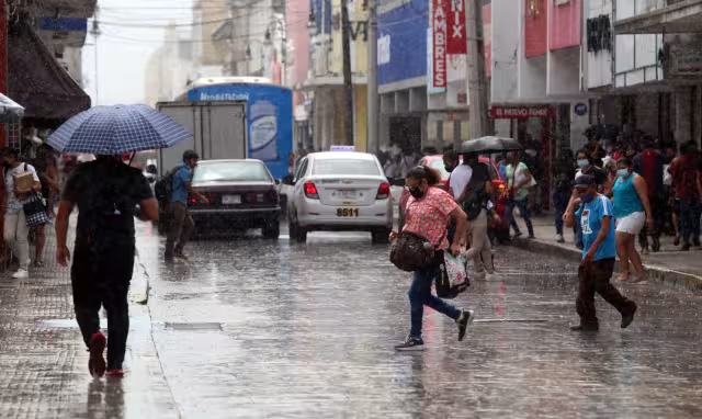 En los próximos días se esperan lluvias fuertes en varias zonas en Yucatán