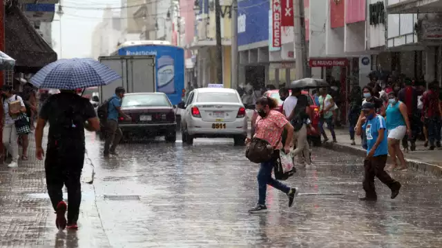En los próximos días se esperan lluvias fuertes en varias zonas en Yucatán